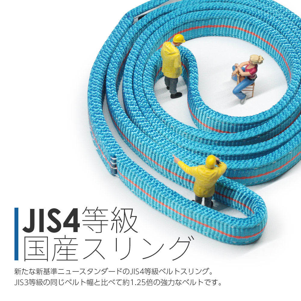 JIS4等級ベルトスリング ブルースリング エンドレス形(N型)