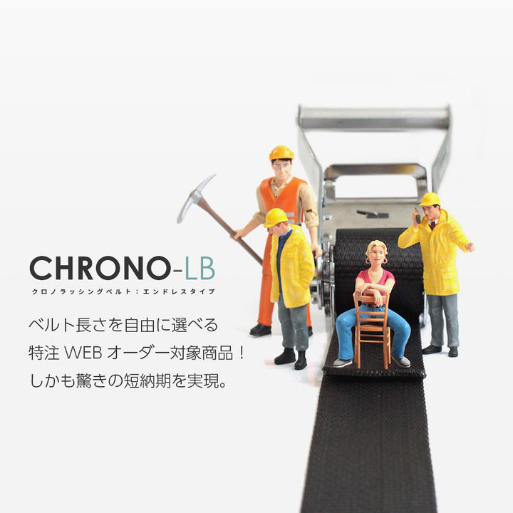 国産ラッシングベルト JIS規格 エンドレス 25mm・50mm クロノラッシングベルト