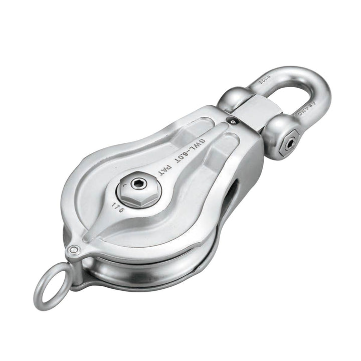 強力ブロックPB型 (ベアリング入)ステンレス滑車:ASANO