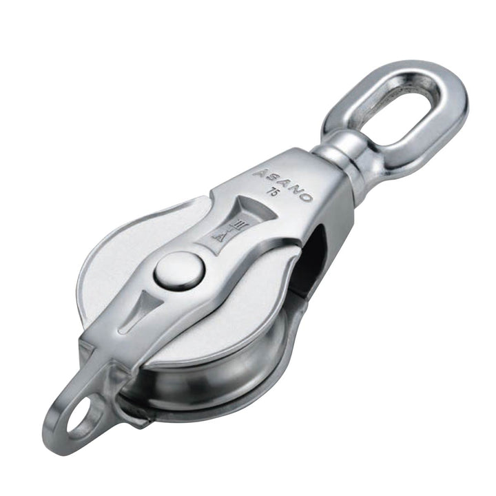 AKブロックⅢ-A型 オーフ PAT.ステンレス滑車(1車・2車):ASANO