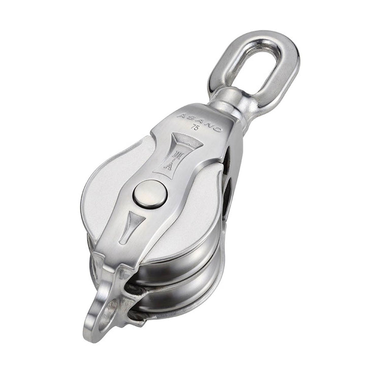 AKブロックⅢ-A型 オーフ PAT.ステンレス滑車(1車・2車):ASANO