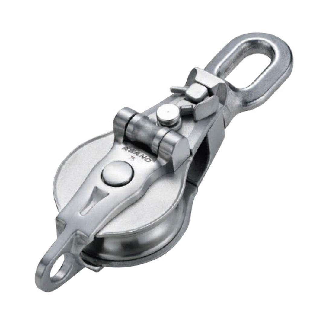 AKブロックⅢ-A型 スナッチオーフ PAT.ステンレス滑車:ASANO