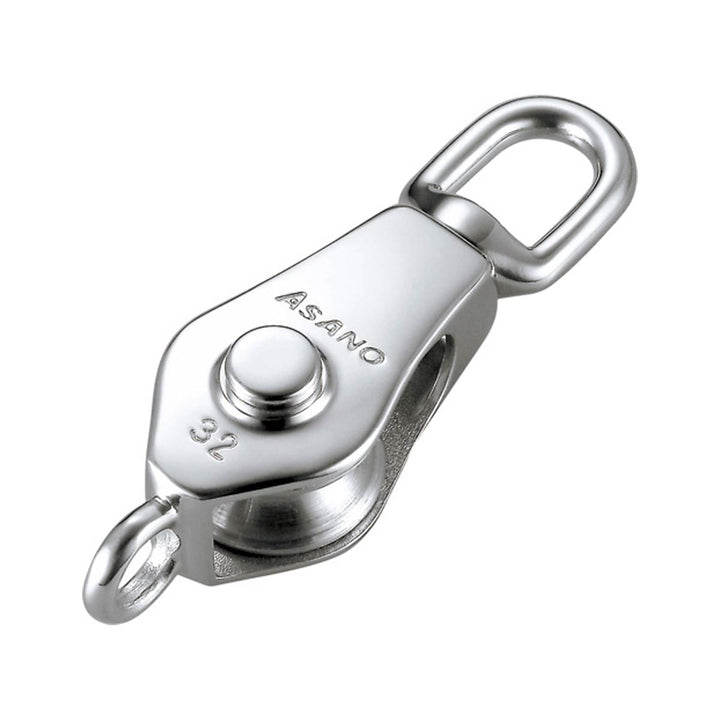 AKブロックS型ステンレス滑車(1車・2車):ASANO