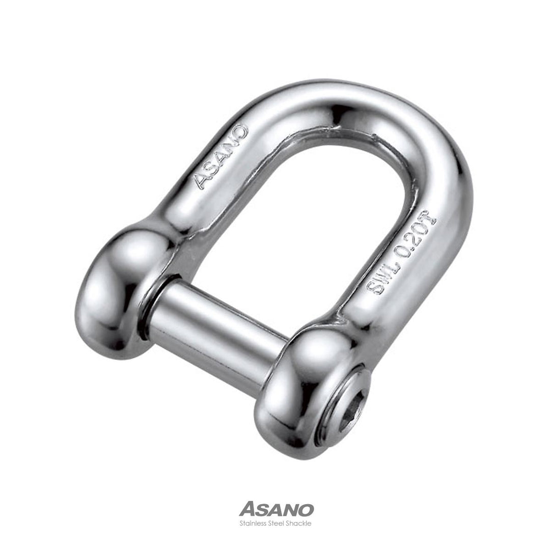 【10個セット】ステンレス LKシャックルS型 ASANO