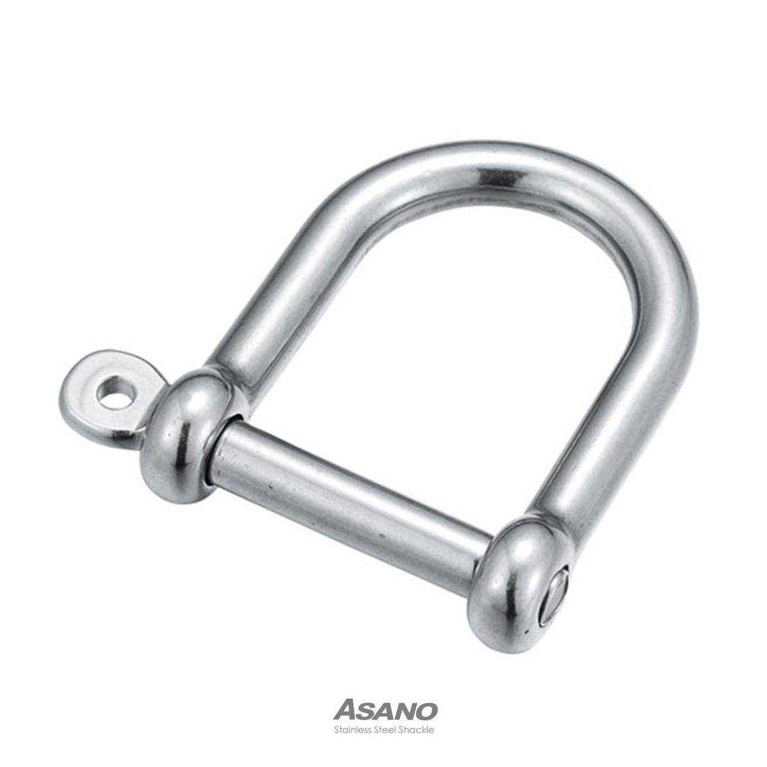 【10個セット】ステンレス 巾広ピンシャックル ASANO