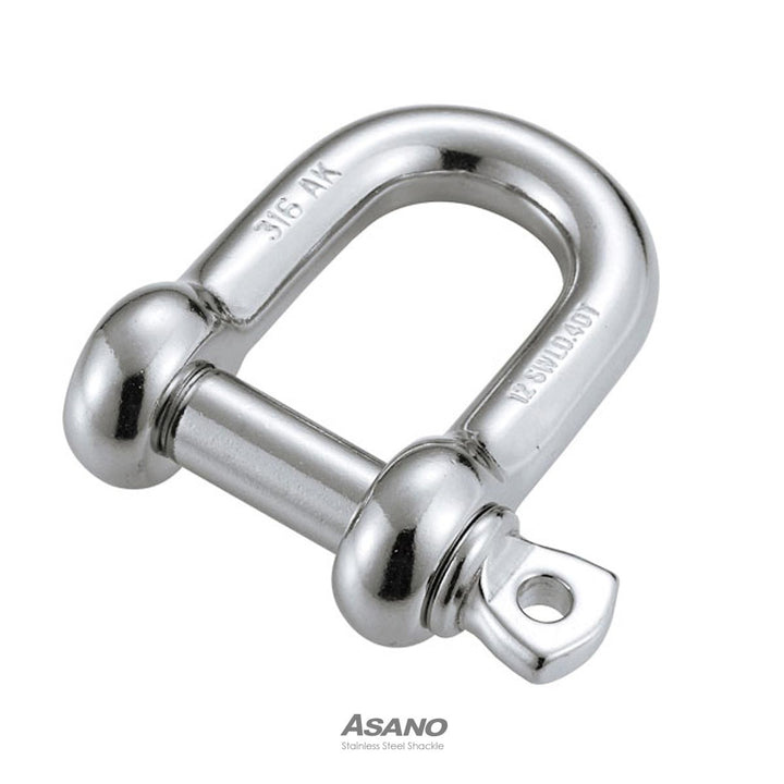 【10個セット】ステンレス ピンシャックル316 鍛造 ASANO