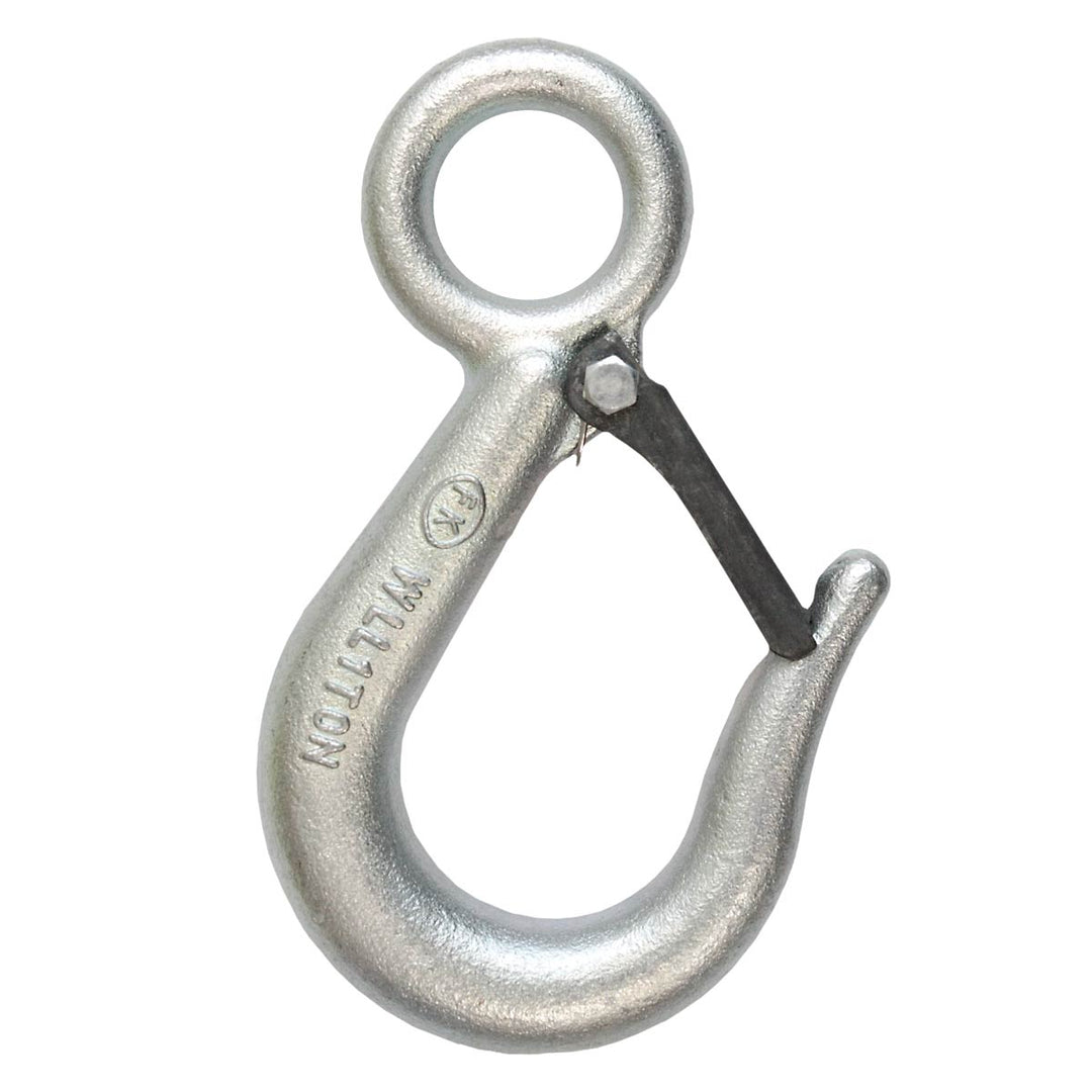 FKフック:強力バネ安全レバー付(メッキ加工)