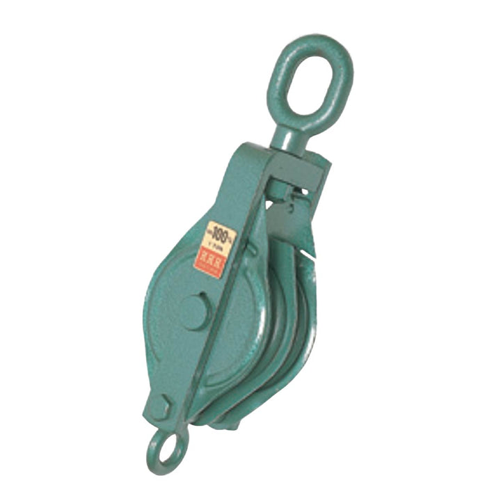 強力型滑車 フック型・オーフ型 1車・2車スナッチ(ベケット付):スリーエッチ
