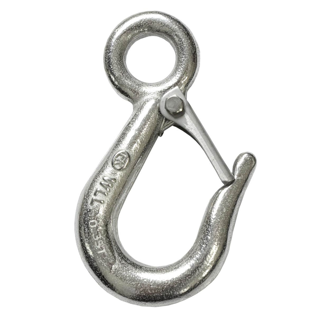 FKステンレスフック:強力バネ安全レバー付(SUS304)