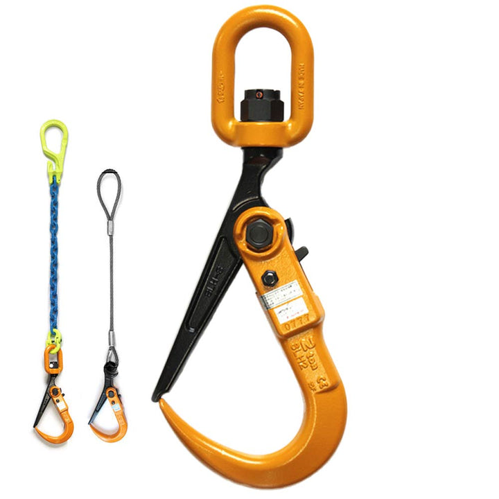 スーパーロックフックSLH(ワイヤ・チェーンカスタム)敷鉄板吊り用フック