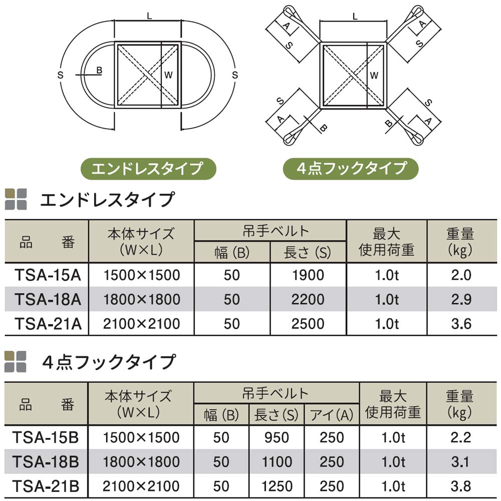 トラッシュシート2：シートモッコ 最大使用荷重1t　在庫限りの特別価格